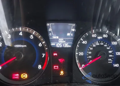 2012 Hyundai Accent Se z USA, uszkodzony, nr VIN KMHCU5AE2CU015794